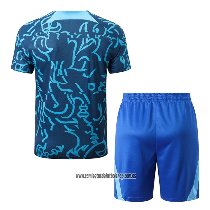 Chandal del Chelsea 22-23 Manga Corta Azul - Pantalon Corto